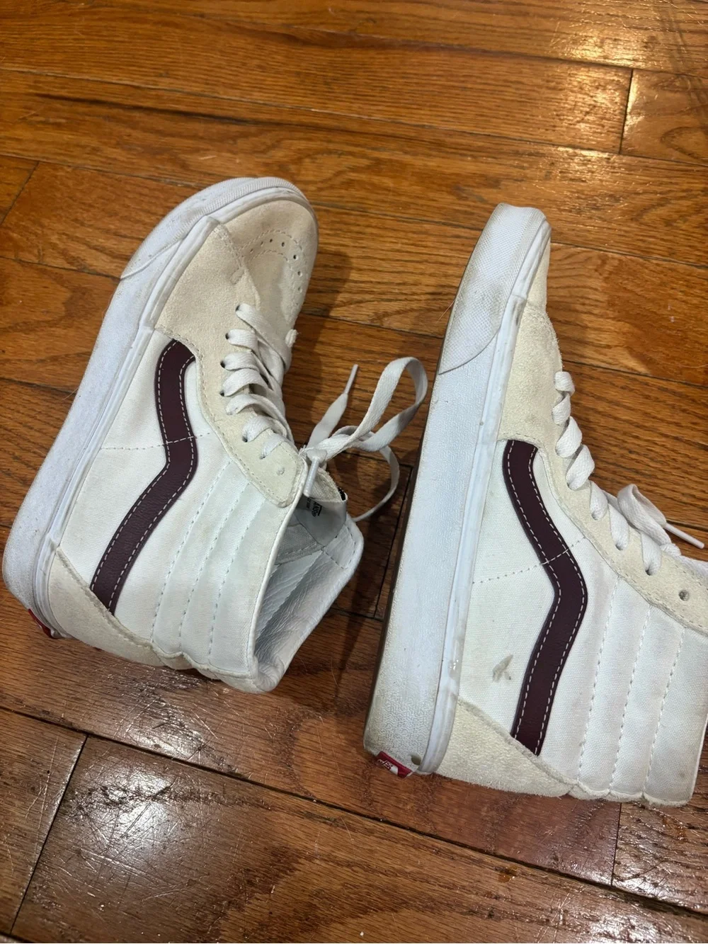 Vans Sk8-Hi Classic Sport sneakers White Port Royal Woman’s 7 Men’s 5.5